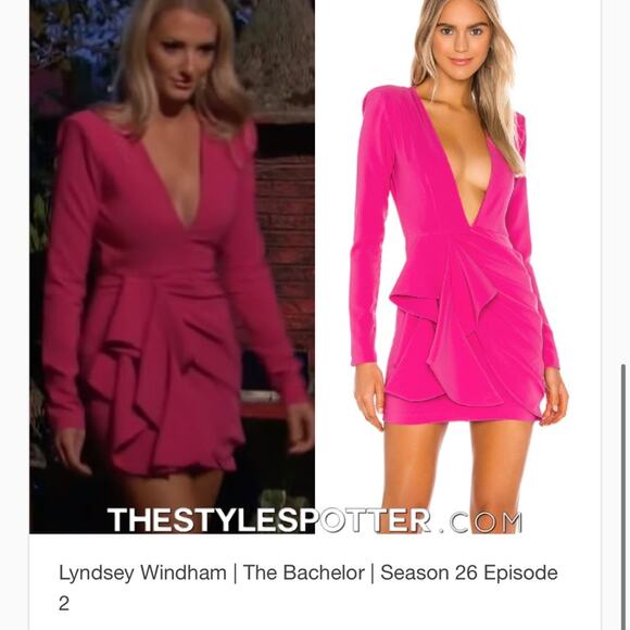 NWOT Michael Costello x Revolve Fena Mini Dress. Seen On The Bachelor.⭐️⭐️⭐️ - Picture 14 of 14